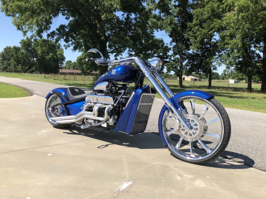 2019 V8 Chopper / Fuel Injected 350 Blue Pearl